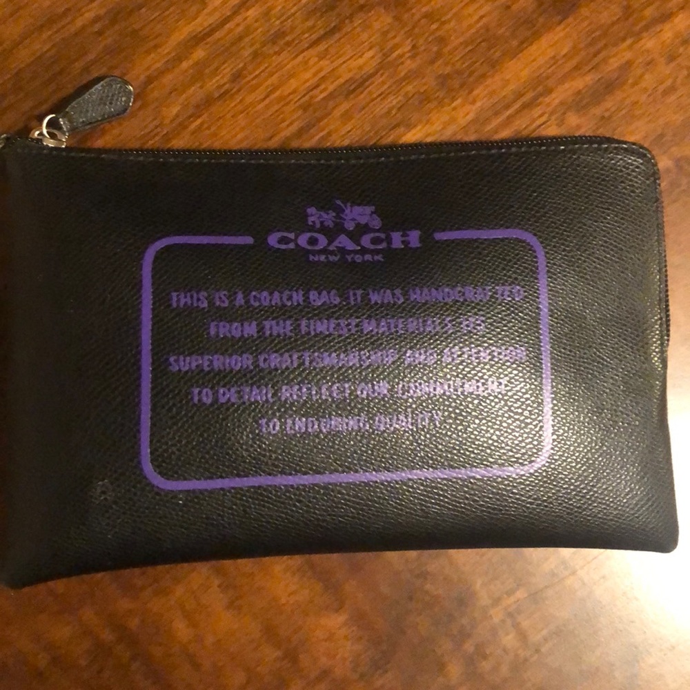 Reversible COACH Tote w/ Matching Clutch